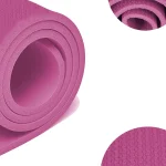 Pilates Minderi Yoga Minderi Taşıma Askılı Pilates Minderi Pilates Matı Yoga Matı 6 Mm (Pembe) - Görsel 2
