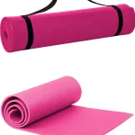 Pilates Minderi Yoga Minderi Taşıma Askılı Pilates Minderi Pilates Matı Yoga Matı 6 Mm (Pembe)