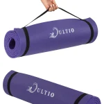 Taşıma Askılı 10 mm Pilates Minderi (Mor)
