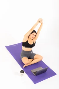 Taşıma Askılı 10 mm Pilates Minderi (Mor) - Görsel 4
